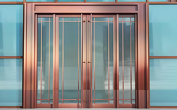 金凤玻璃地弹门